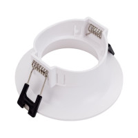 Встраиваемый декоративный светильник ЭРА KL93 WH MR16/GU5.3 белый, пластиковый Б0054377