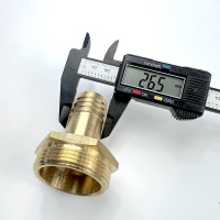 Наконечник наружная резьба 1 1/2 х елочка 25 мм Профитт 2186202