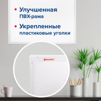 Магнитно-маркерная доска BRAUBERG Standard 60x90 см, ПВХ рамка 237561