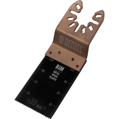 Насадка режущая пазовая прямая BiM по металлу и дереву 33x1.4 мм для МФИ Denzel 782305