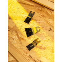 Набор насадок по дереву и металлу 3 шт для МФИ Denzel 782403