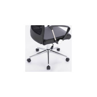 Офисное кресло BRABIX Flight R EX-541, хром, экокожа, сетка, черное 532516