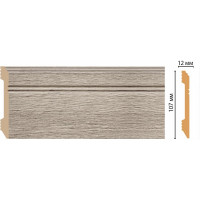 Плинтус напольный Decomaster 107x12x2400 мм D105-77 ДМ