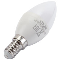Светодиодная лампа Volpe LED-C37-6W/3000K/E14/FR/SLS UL-00008794