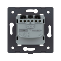 Электрическая розетка LIVOLO с заземлением защитными шторками 16A, зажимы, цвет белый (механизм) VL-FCTC16A-2WPS01