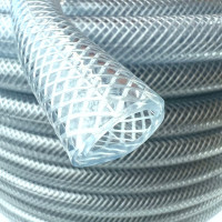 Прозрачный пищевой армированный трехслойный шланг Профитт 14x20 мм, 50 м 9272913-1