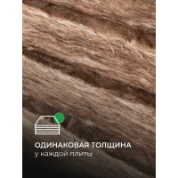 Утеплитель для кровли и стен Knauf Insulation TеплоКНАУФ (50x610x1230 мм; 12 кв. м; 16 плит) 751539