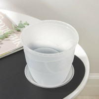 Горшок для цветов с поддоном СИМАЛЕНД Венеция 2 л, 16 см, 14 см, прозрачный 4483973