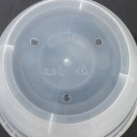 Горшок для цветов с поддоном СИМАЛЕНД Венеция 2 л, 16 см, 14 см, прозрачный 4483973