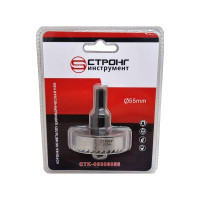 Стальная коронка по металлу HSS 55 мм Strong CTK-06300055