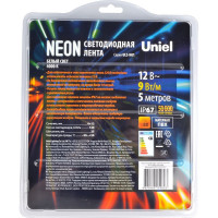 Светодиодная гибкая герметичная лента Uniel NEON ULS-N01-2835-120LED/m-6mm-IP67-DC12V-9W/m-5M-4000K UL-00009083