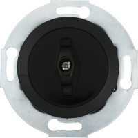 Поворотный переключатель LK Studio (сх.6) 16 A. 250 B, черный, LK Vintage 880708-1