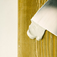 Шпатлевка по дереву акриловая антисептическая Доминар БС 116, белая, 0.9 кг S76640