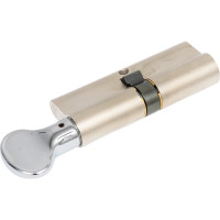Цилиндровый механизм с вертушкой KALE KILIT 164 SM/80 (35+10+35) мм, никель, 5 кл. 25575
