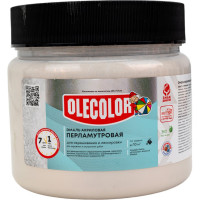 Акриловая эмаль OLECOLOR перламутровая, универсальная, хамелеон, 0.3 кг 4300006110