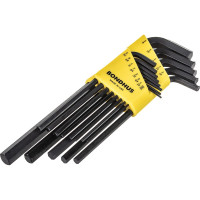 Набор из 13 дюймовых черных ключей BONDHUS L .050-3/8" 12137