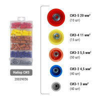 Соединительный изолирующий зажим TDM ELECTRIC СИЗ-5 20 мм2 красный 50 шт SQ0519-0010