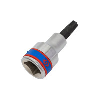 Насадка-бита торцевая с отверстием Torx T45, 60 мм, 1/2" KING TONY 402745