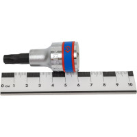 Насадка-бита торцевая с отверстием Torx T45, 60 мм, 1/2" KING TONY 402745