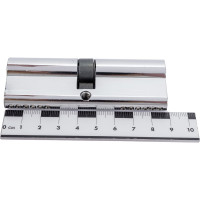 Цилиндровый механизм Ajax AZ100/90 mm (40+10+40), CP хром, 5 кл. 43849