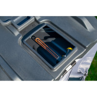 Бак для душа Экопром Rostok Ok 110 л с подогревом чёрный 2014.0110.899.000