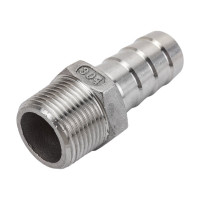 Ниппель для шланга нержавеющий (3/4"; 19 мм; AISI304) TITAN LOCK TL075HTM