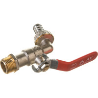 Водозаборный кран AV Engineering со штуцером 1/2" никелированный AVE166012