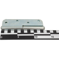 Петля СКОБЯНОЙ ПН1-130 накладная, круглые углы, цинк, левая 002605