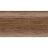 Плинтус с центральной планкой IDEAL Классик 55 мм, 2.2 м, 217 дуб темный К-П55п 217 дуб ТЕМ