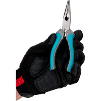 Плоскогубцы РАДИАНТ 160 мм комб. с изолир. ручками с удл. полукруглыми губками 47026