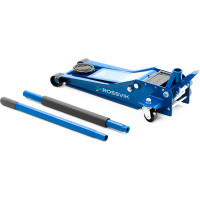 Подкатной домкрат Rossvik V3 LOW PROFILE с педалью, г/п 3 т, 75-505 мм PEDAL TH32505B