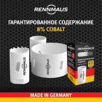 Коронка Bi-metall 30 мм крупный зуб RENNMAUS 4030760001