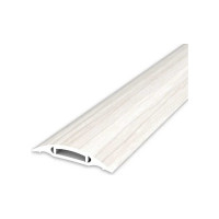 Порог с монтажным каналом IDEAL 36 мм, 1.6 м, 267 клен белый, 1 шт. ПМК36-1,6 267 КЛН БЕЛ
