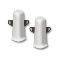 Наружный угол для плинтуса DECONIKA (70 мм; 002 Светло-серый; 2 шт.) Д-П70-Нк-Ф2 002 СВТ СЕР