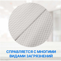 Нетканый протирочный материал Puretech W115 плотность 115гр/м2, белый, размер 34x32см 500 л/рулон W15340