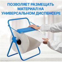 Нетканый протирочный материал Puretech W115 плотность 115гр/м2, белый, размер 34x32см 500 л/рулон W15340