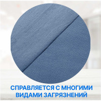 Нетканый протирочный материал Puretech W3, плотность 60г/м2, цвет синий, размер 36,5x32см 1000 л/рулон W60375