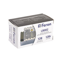 Электронный трансформатор FERON для светодиодной ленты 12W 12V (драйвер), LB002, 48005