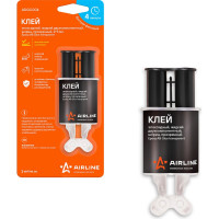 Клей эпоксидный Airline жидкий двухкомпонентный,шприц, прозрачный, 2x3 мл. ADGC004