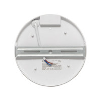 Светодиодный светильник EKF ЖКХ круг ДПО-2100 с инфракрасным датчиком движения 12Вт 4000K IP65 BKL-2100DI-R-12-4000