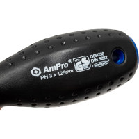 Крестовая отвертка AmPro PH3x125 мм T32033
