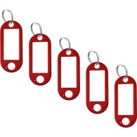 Брелок для ключей ТПК Технологии Контроля 100 шт, цвет красный 24148