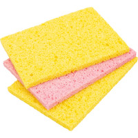 Губка-салфетка для мытья поверхностей Fun Clean целлюлоза, 3 шт. 7789