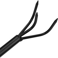 Стальной 3-зубый рыхлитель PALISAD 60x400 мм, обрезиненная эргономичная рукоятка LSR1 62063