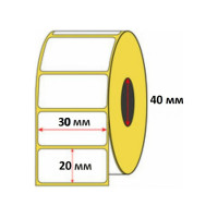 Этикетка SOFMIX 3116 ТТ бумага ПЛГ, 30x20 мм, 2000 шт. в рул, втулка 40 мм TT-2-3116-2-2-0