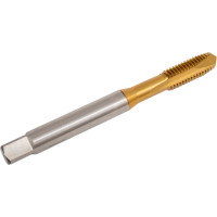 Машинный метчик VOELKEL М10 шаг 1,5 мм HSSE-TiN DIN371 V31546