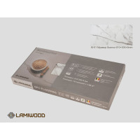 Виниловый пол с подложкой Lamiwood AQUAMARINE (Мрамор Бьянко; класс 43; 5 мм, микрофаска; 1,86 кв.м) M-01