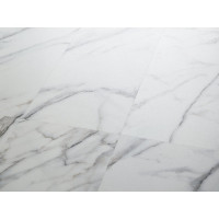 Виниловый пол с подложкой Lamiwood AQUAMARINE (Мрамор Бьянко; класс 43; 5 мм, микрофаска; 1,86 кв.м) M-01