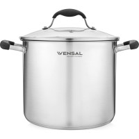 Кастрюля VENSAL Belle selection из нержавеющей стали 9 л 24 см с крышкой VS1529