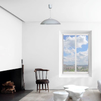 Светильник ЭЛЕТЕХ "Кайма 350 НСБ 72-60 М50 глянцевый белый /шнур белый/эко ИУ 1005301176